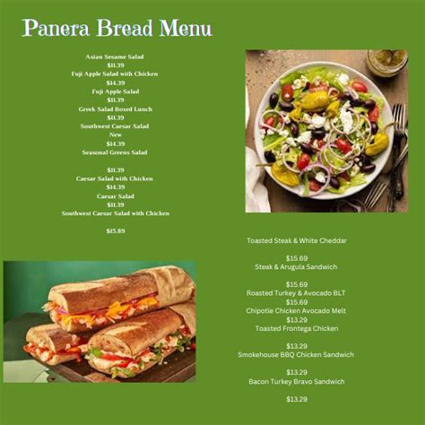 pena bread menu